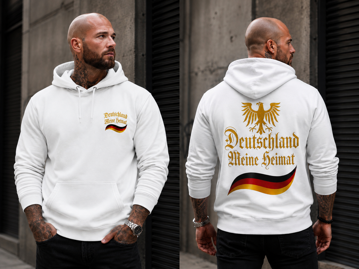 Herren Hoodie Deutschland meine Heimat im Stil