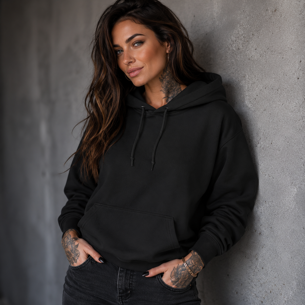 Damen Hoodie Heimatstolz und patriotische Eleganz
