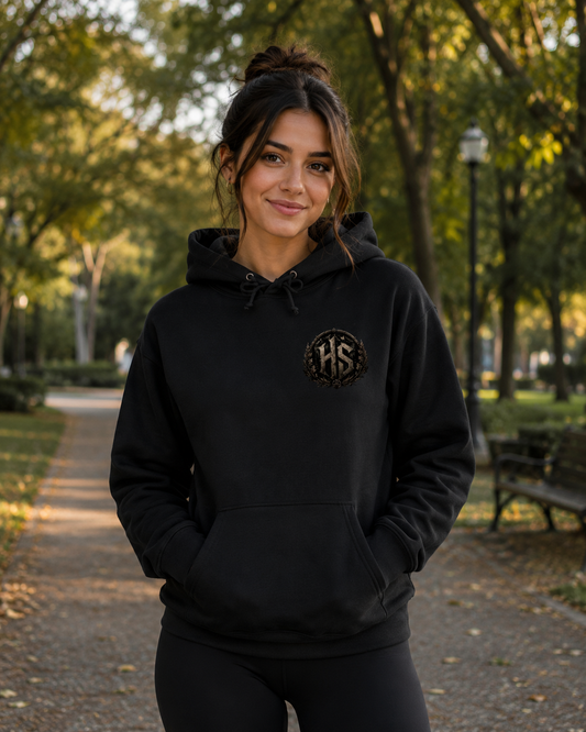 Damen Hoodie HS Logo und Rückenmotiv