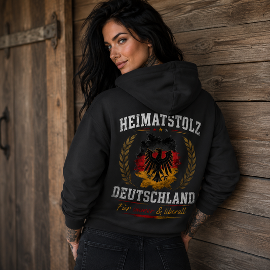 Unisex Zipper Hoodie Heimatstolz und patriotische Eleganz
