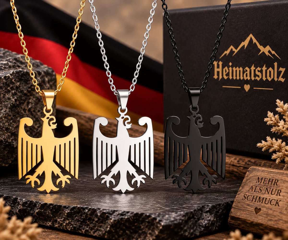 Bundesadler Halskette – Stilvoller Ausdruck von Heimatverbundenheit 🇩🇪