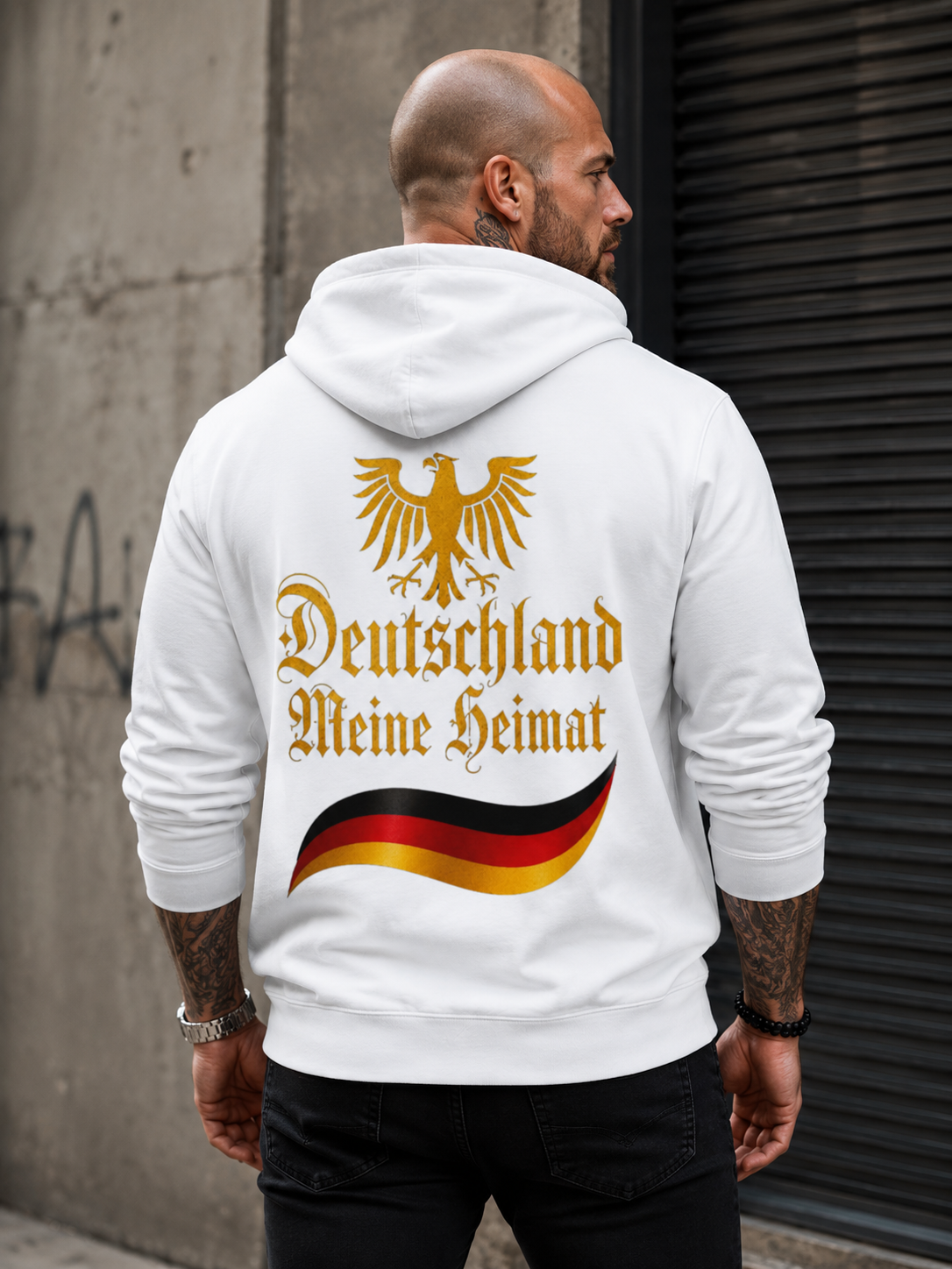 Herren Hoodie Deutschland meine Heimat im Stil