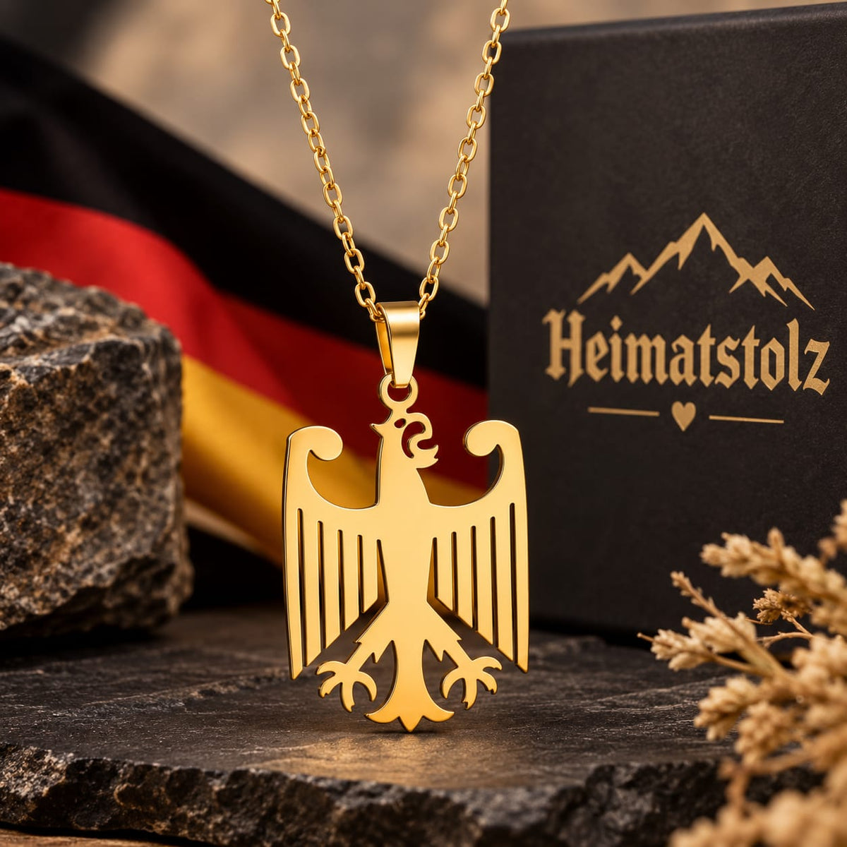 Bundesadler Halskette – Stilvoller Ausdruck von Heimatverbundenheit 🇩🇪