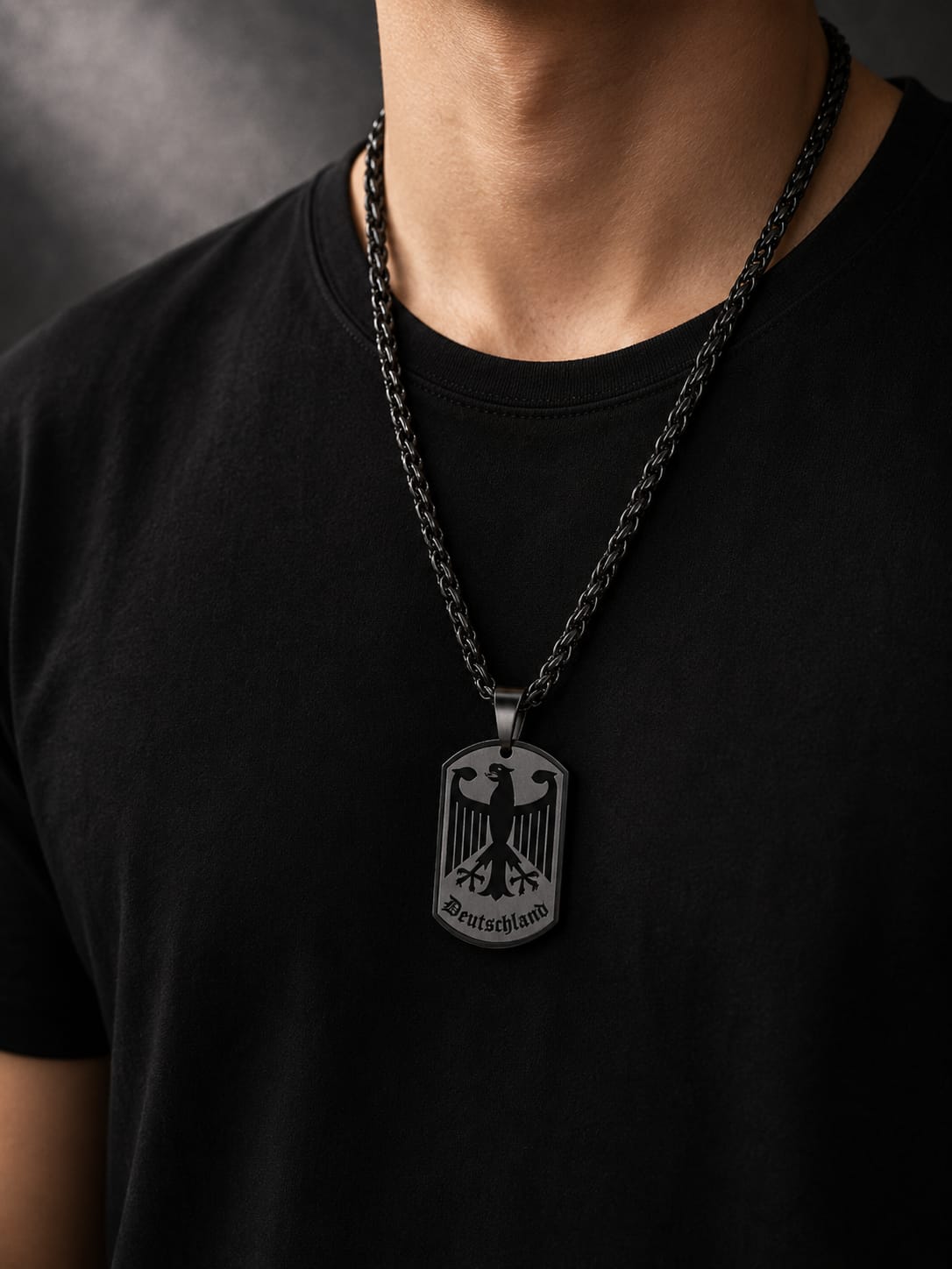 Edelstahl Dog Tag „Deutschland“ – Stärke, Stil & Heimatverbundenheit 🇩🇪