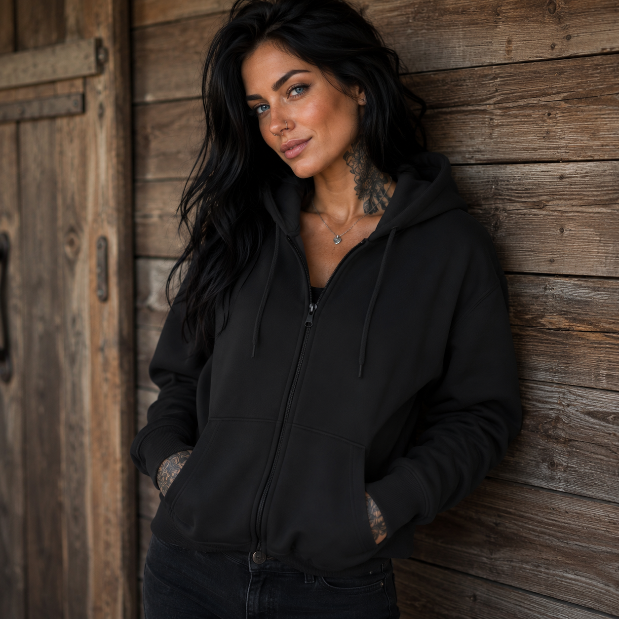 Unisex Zipper Hoodie Heimatstolz und patriotische Eleganz