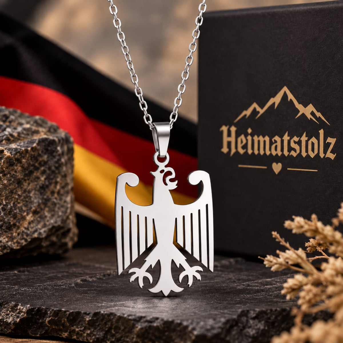 Bundesadler Halskette – Stilvoller Ausdruck von Heimatverbundenheit 🇩🇪