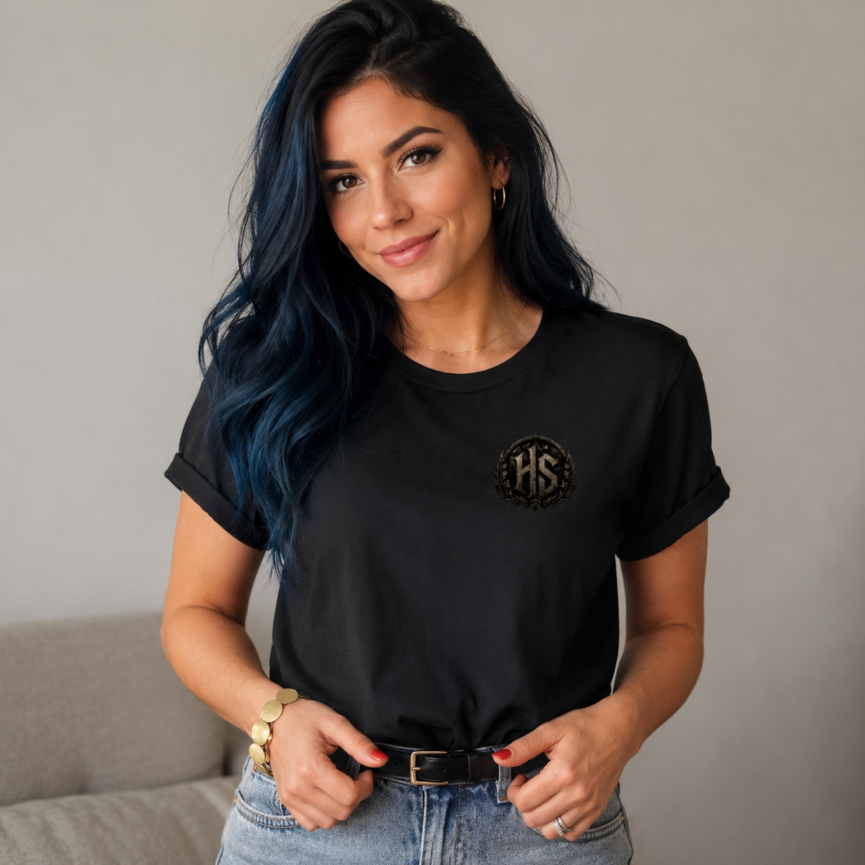 Damen T-Shirt HS Logo Abkürzung
