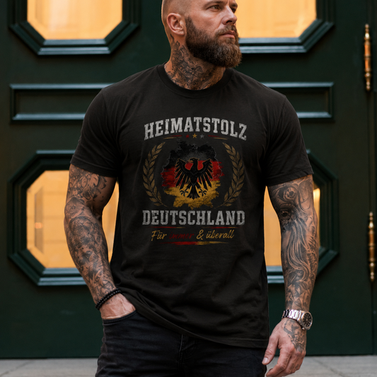 Herren T-Shirt Heimatstolz und patriotische Eleganz