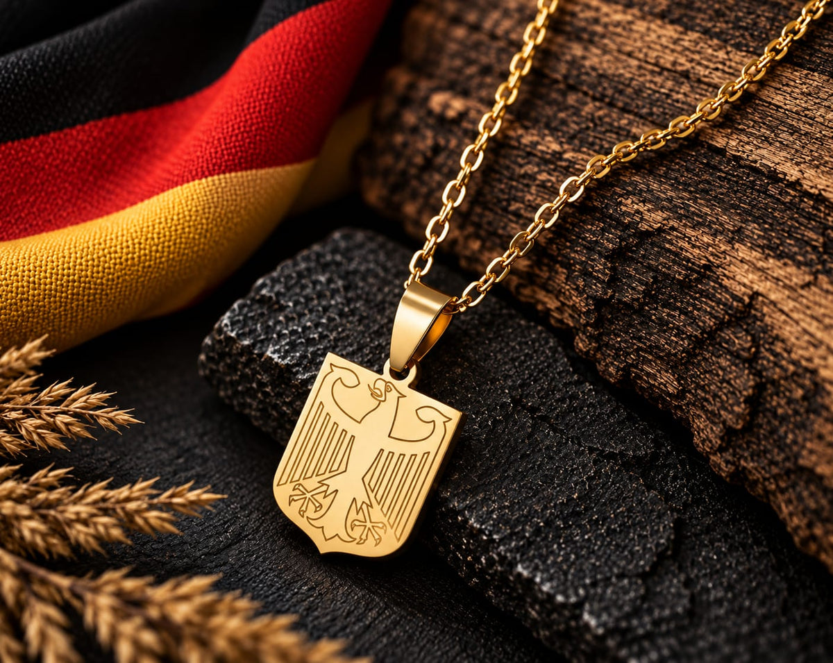 HEIMATSTOLZ EDELSTAHLKETTE – ZEIG, WOFÜR DU STEHST. 🇩🇪