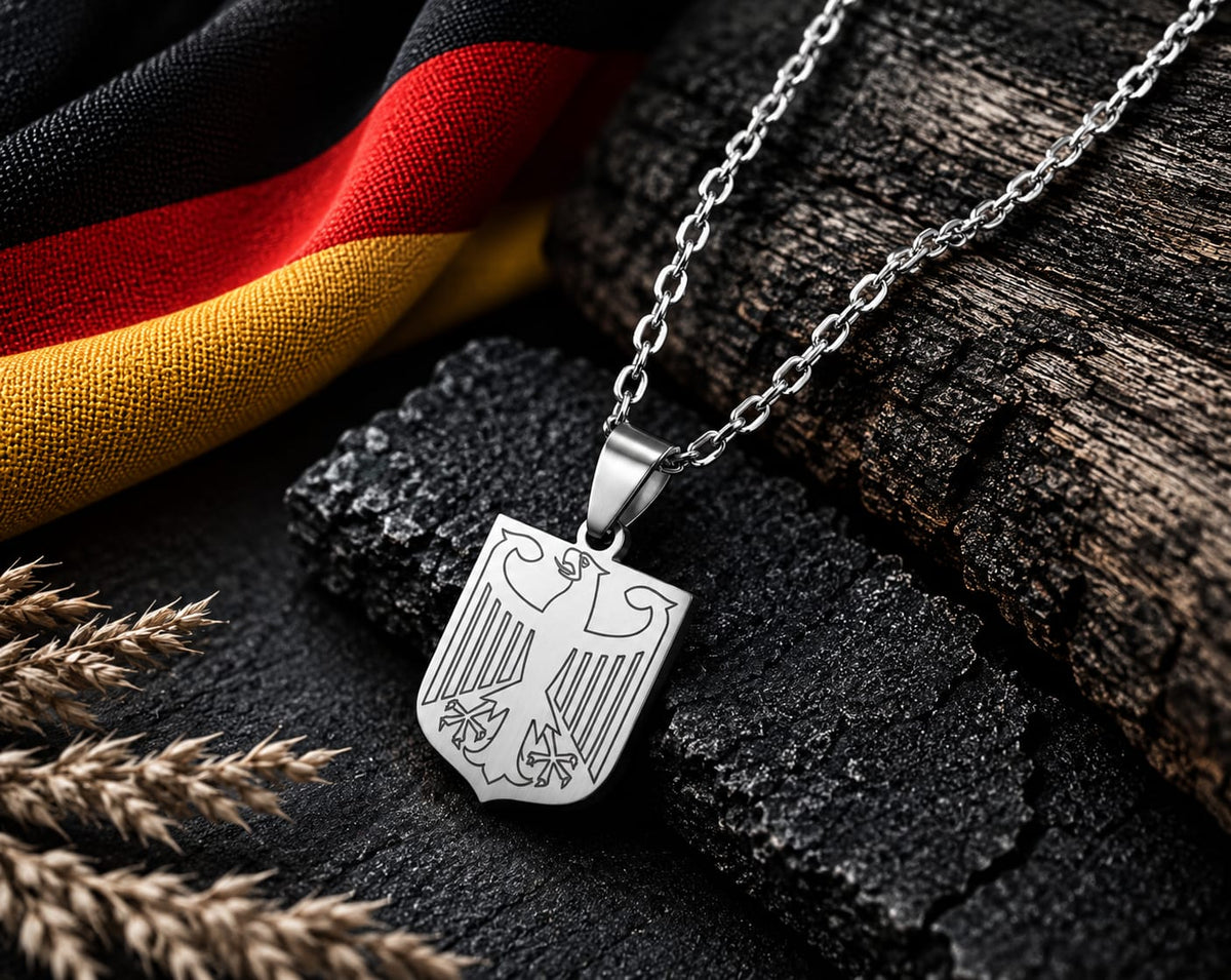 HEIMATSTOLZ EDELSTAHLKETTE – ZEIG, WOFÜR DU STEHST. 🇩🇪