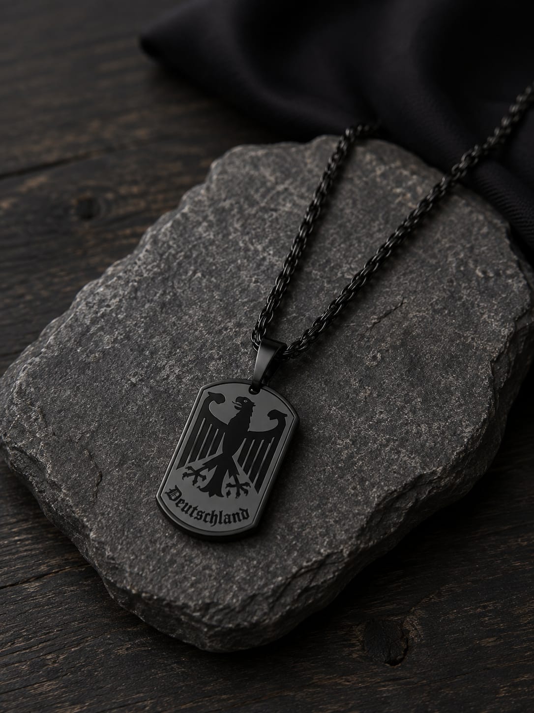 Edelstahl Dog Tag „Deutschland“ – Stärke, Stil & Heimatverbundenheit 🇩🇪