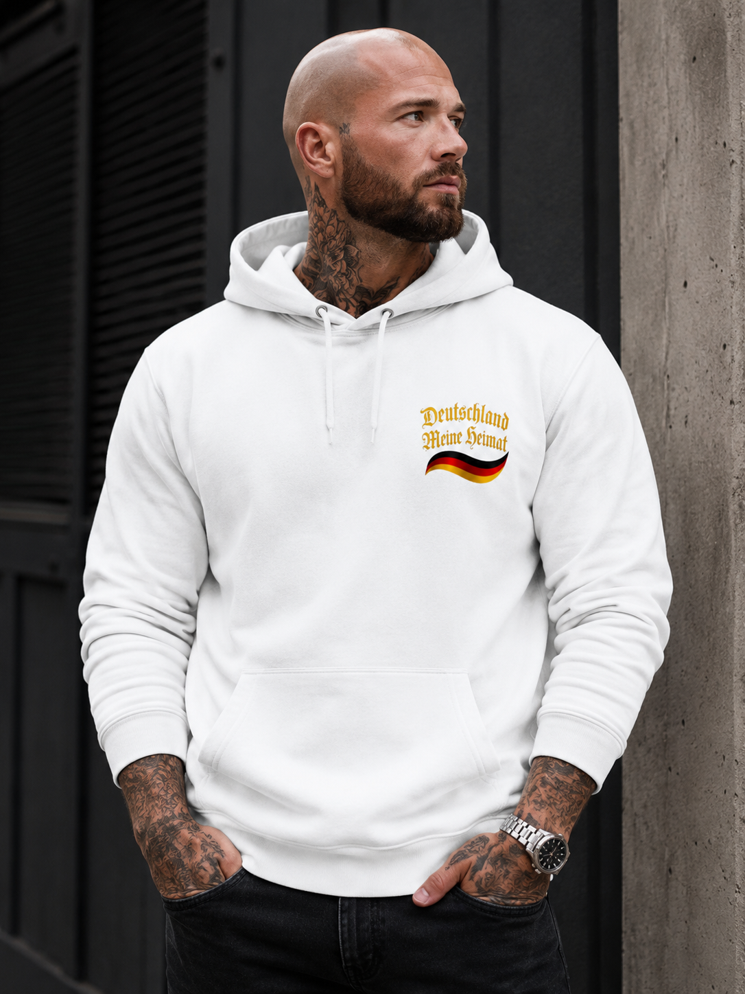 Herren Hoodie Deutschland meine Heimat im Stil